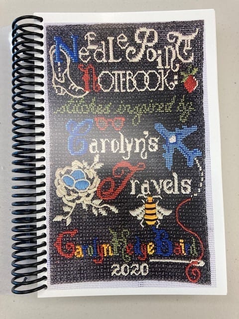 Needlepoint Notebook, Stitches Inspired by Carolyn' Travels Book by Carolyn  Hedge Baird